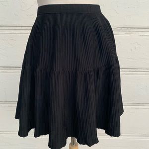 Rolo & Ale Textured Black Circle Skirt Size Medium